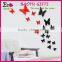 Butterfly removable home wallpaper Art DIY kids room decoration 3d wall stickers