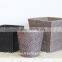 Rattan decorative flower planter