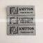 High density woven label for clothing, satin damask woven label with high quality