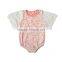 Comfortable baby bodysuits infant toddler summer short sleeve clothes 2017 newest white baby lace rompers