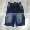 Stock lots clothing kid's casual new desgin cheap denim shorts