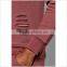 Guangzhou Factory Wholesale Cotton Broken Hole Fashion Tracksuit And Supply Custom Tracksuit