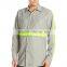 Cheap Wholesale Long Sleeve Safety Reflective Work Uniform Shirt