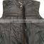 Black Leather Motorcycle VEST / Motorbike Classic Vest / Fashion Waistcoat