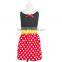 Wholesale baby girl cotton ruffle children boutique aprons