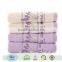 exquisite embroidery jacquard 100%cotton face towel