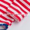 Baby Girl Long Sleeve Red White Striped Romper Outfit Clothes