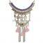 XP-TE-2190 fashion Cool Dangle Seed Bead Tassel Big Bali Jewelry Earring