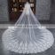 HSP1703 White 3 Meters Long Bridal Veils 1 Tier Layer Vintage Wedding Accessories Wedding Veil Lace Appliques