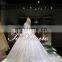 High Quality ball Gown Wedding Dress For Pure Girl/Cream Colored Bow knot Beautiful Modern Strapless Wedding Dress For 2016