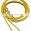 Yellow Silk Military Lanyard, String, PE Rope, Military Lanyard, Uniform Lanyard whistle cord