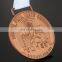 Personalized wordwide popular zinc alloy football medal