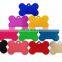 Hot Selling Anodized Aluminum blank Bone Shaped ID Dog Pet Tag