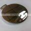 Shiny silver zinc alloy casting mirror polishing medal customized 3D relief medal