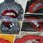Embroidered Patches Lip / Lipstick Iron On Patch Sewing On Sequins