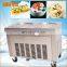 Fry Ice Cream Machine Thailand Roll Fried Ice Cream Machine Double Pan Ice Cold Plate Machine