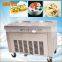 Fry Ice Cream Machine Thailand Roll Fried Ice Cream Machine double pan ice cold plate machine