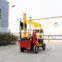 Hydraulic Ground Screw Guardrail Pile Drilling Driver Machine with Air compressor