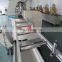 Double Mitre Saw Machine cutting aluminum profile video