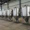 Beer fermentation tank, conical fermenter with cooling jacket