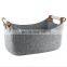 home use cute felt storage basket