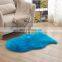 heart shape area carpet faux fur rug