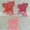 Customized laser cutting 1mm 2mm 3mm 4mm various shape felt cutouts