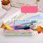 Laser Fashion Pencil Bags Candy color Pencil Case Children Kids patchwork bag 4colors