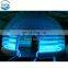 2019 latest hot-sale inflatable clear bubble cube transparent show room with LED