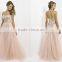 2014 Hot Sale High Quality Elegant Prom Dress with Beading and Sequined Sweetheart A-Line Chiffon Prom Dress