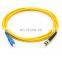 SC UPC ST UPC Simplex Single mode G652D Fiber Optic Patch cord kabel serat patch Fiber Jumper patch cord sc/upc 2m