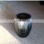Special color flow glaze black bar ceramic stool for garden