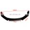 factory direct ABS material car modified front lip K, glossy black car modified universal For all Cars
