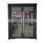 european standard double panels swing style modern apartment fiberglass aluminium french glass swing double entry doors