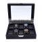 Hot spot full carbon fiber watch box 10 slots watch storage box display watch organizer box