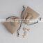 PandaSew Suede Microfiber Jewelry Pouch Gift Bag Necklace Packaging with Custom Logo