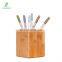 Creative office supplies bamboo and wood pen holder office stationery supplies  storage box