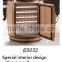 Oupusen bentwood wood lid red wine cabinet
