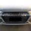 For Audi A7 front grill 2019-2020 ABS  bumper grille to Audi A7 C9 center honeycomb grill new style