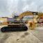 manual system cat 320d excavator with low working hours