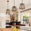 home vintage indoor wood lights fixtures hanging chain chandelier pedant lighting