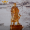 Liuli Crystal Chinese Kwan Kong statue fengshui Kuan Kung Guan Gong