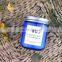 Lovingly made and hand poured with love with non-toxic dreamy notes blue glass candle jar with lid scents candle