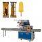 Automatic feeding ice lolly pop packing machine ice popsicle packaging machine ice cream bar horizontal packing machine