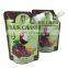 Custom printed liquid drinking juice beverage bag 250ml stand up spout pouch for vodka / red wine