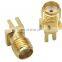 SMA Connector female connectors sma RF Jack Female Adapter header  Receptacle Solder 50 Ohm Through two Hole Solder PCB IP68