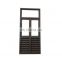 WEIKA Slim Competitive Price UPVC Single Wired Glass Swing Interior Doors