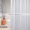 DLD004 peva shower curtain with valance