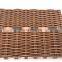 Custom-madeHand-woven  rattan mat  project ceiling decorative plastic rattan mat wallpaper
