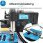 Quick 8686D+ 2 in 1 Lead-free Soldering Iron Hot Air Gun Rework Station For Phone Repair